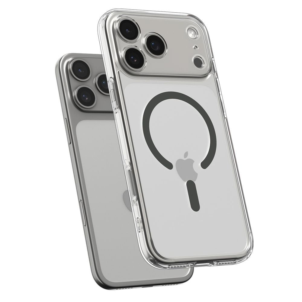 Spigen Ultra Hybrid MagSafe vāciņš iPhone 17 Pro caurspīdīgs / pelēks
