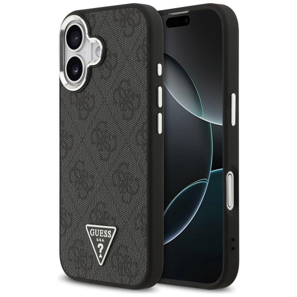 Guess MagSafe ādas vāciņš iPhone 17 melns