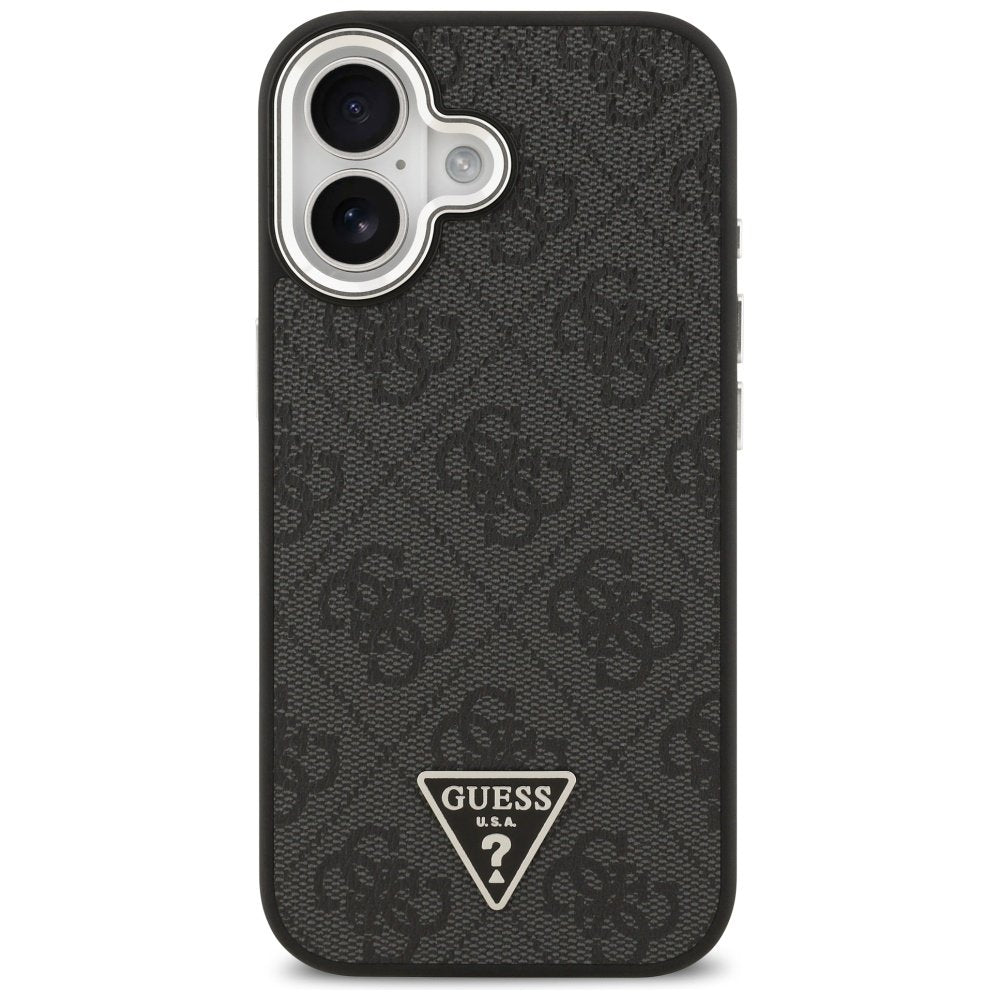 Guess MagSafe ādas vāciņš iPhone 17 melns