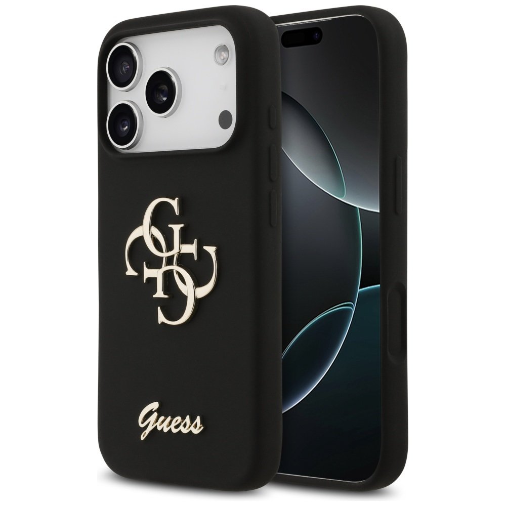 Guess vāciņš iPhone 17 Pro melns