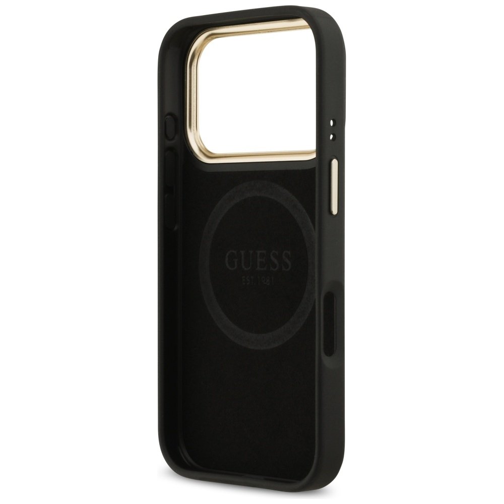 Guess MagSafe vāciņš iPhone 17 Pro melns