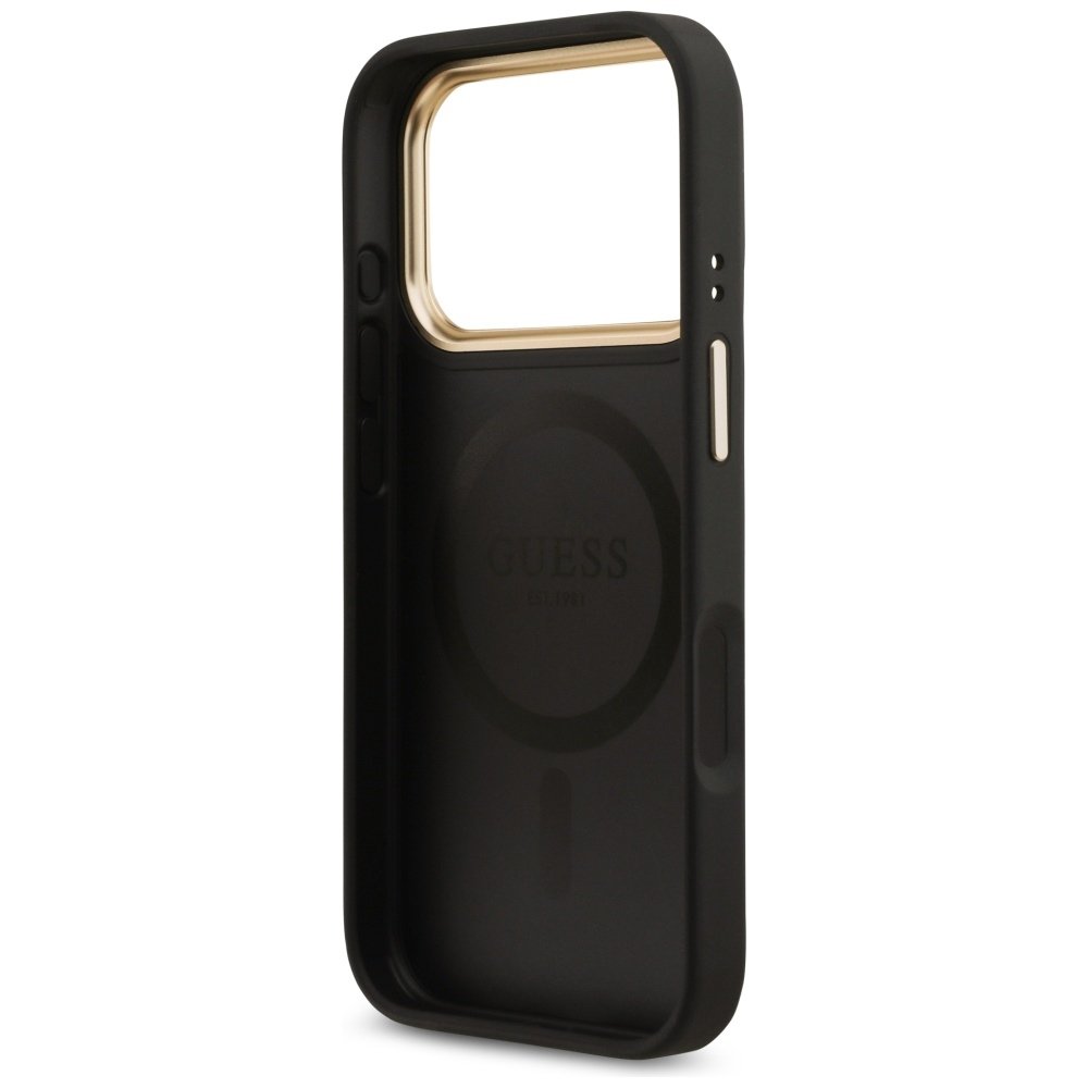 Guess MagSafe vāciņš iPhone 17 Pro melns