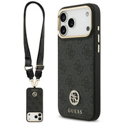 Guess MagSafe vāciņš iPhone 17 Pro Max melns