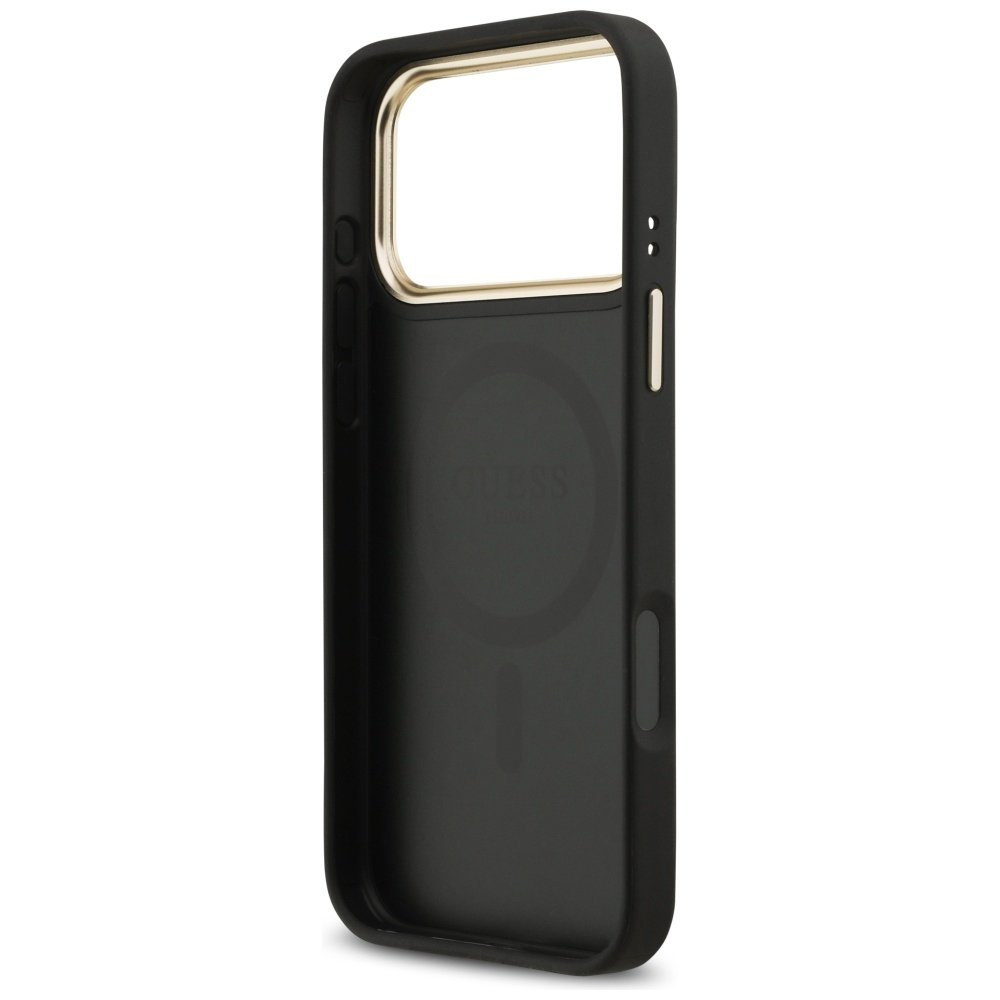 Guess MagSafe vāciņš iPhone 17 Pro Max melns