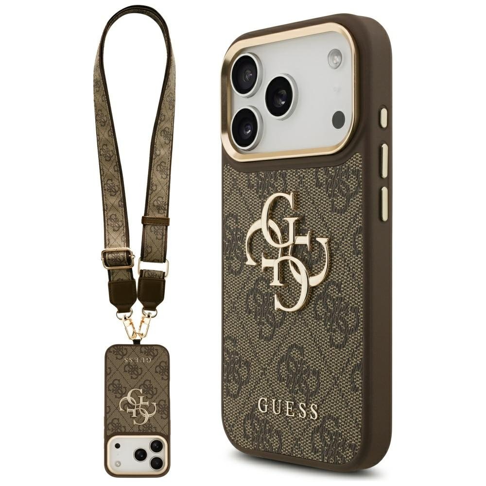 Guess vāciņš iPhone 17 Pro brūns