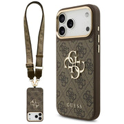Guess vāciņš iPhone 17 Pro Max brūns