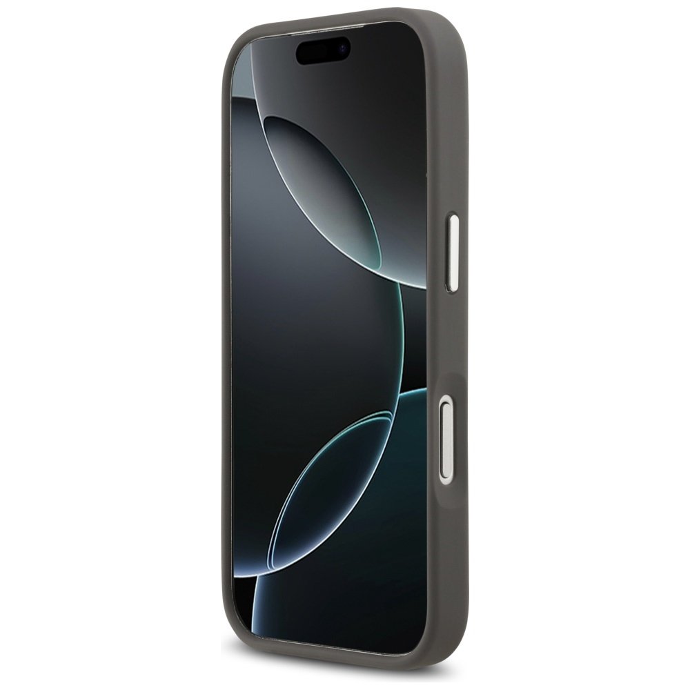 Karl Lagerfeld vāciņš iPhone 17 Pro pelēks
