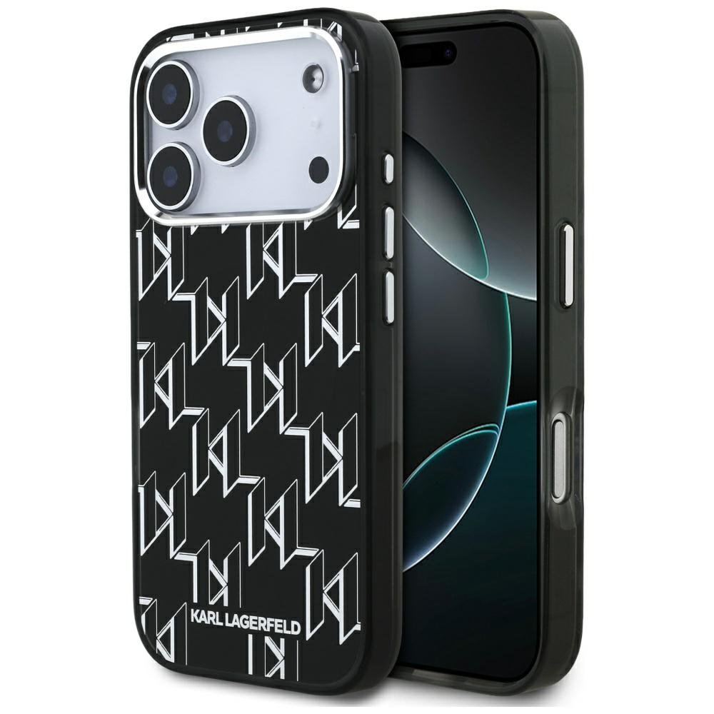 Karl Lagerfeld MagSafe vāciņš iPhone 17 Pro melns