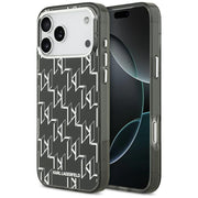 Karl Lagerfeld MagSafe vāciņš iPhone 17 Pro Max melns