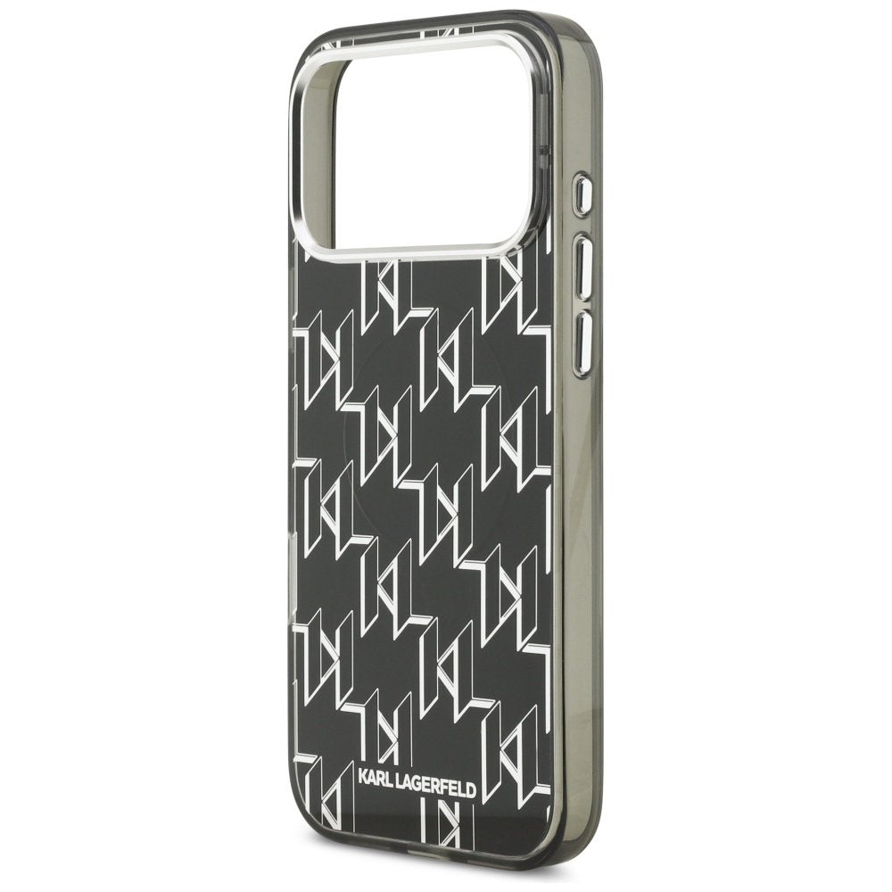 Karl Lagerfeld MagSafe vāciņš iPhone 17 Pro Max melns