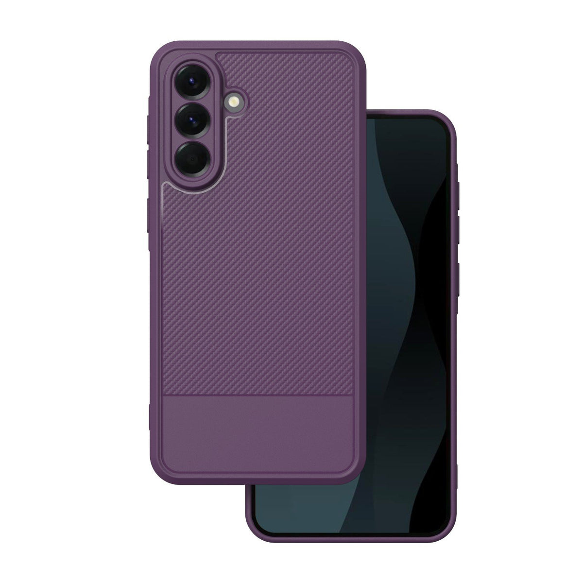 Simple Carbon vāciņš Samsung Galaxy A56 5G, violets
