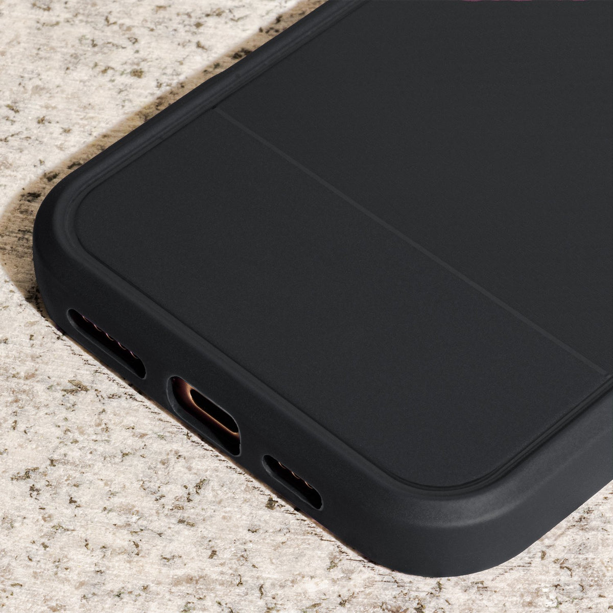 Simple Carbon vāciņš iPhone 17 Air 6,6", melns