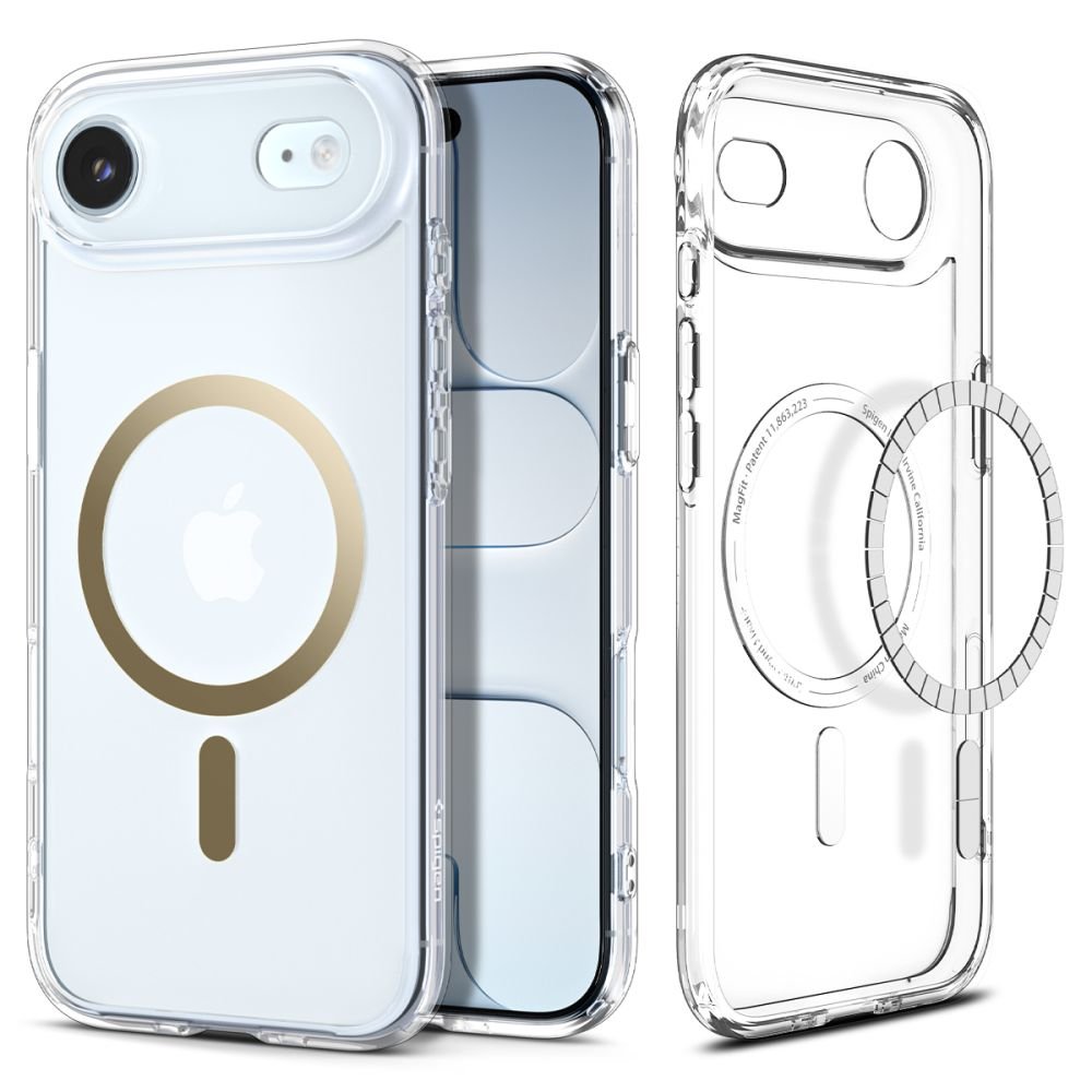 Spigen Ultra Hybrid MagSafe vāciņš iPhone 17 Air caurspīdīgs / zeltains