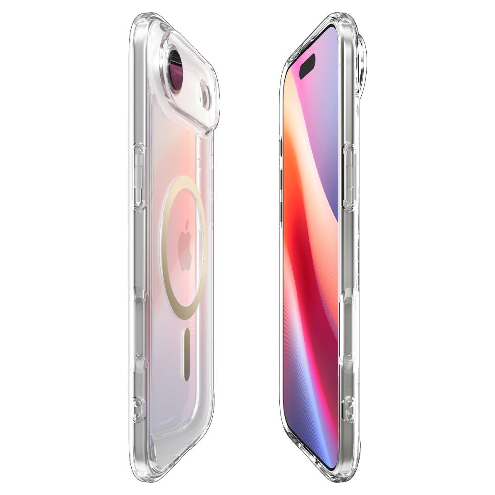 Spigen Ultra Hybrid MagSafe vāciņš iPhone 17 Air caurspīdīgs / zeltains