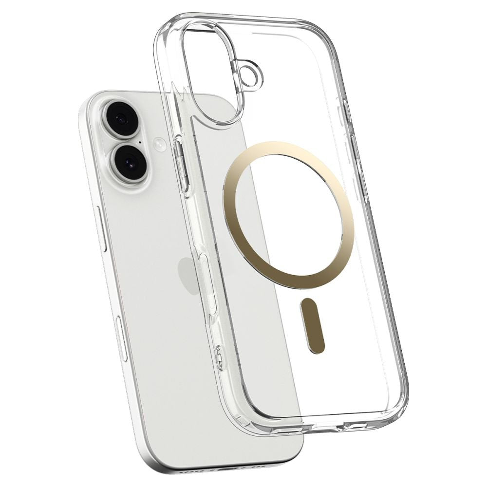 Spigen Ultra Hybrid MagSafe vāciņš iPhone 17 caurspīdīgs / zeltains
