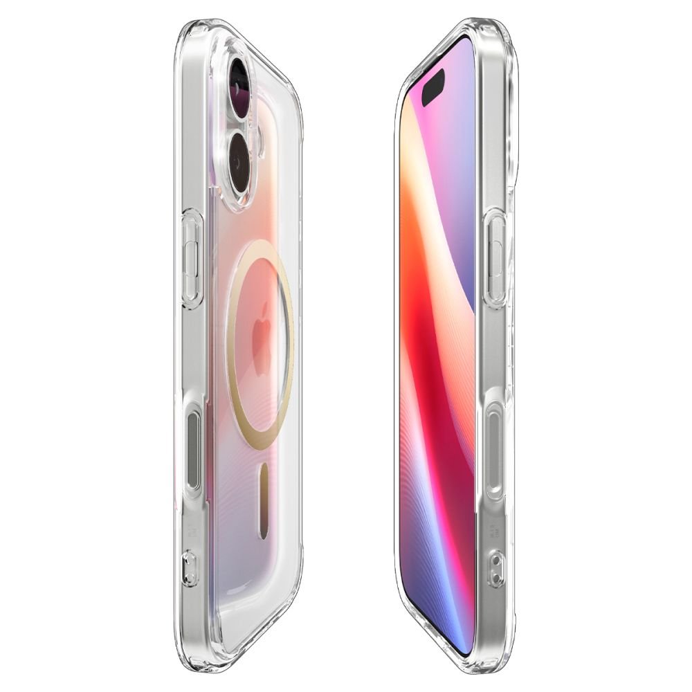 Spigen Ultra Hybrid MagSafe vāciņš iPhone 17 caurspīdīgs / zeltains