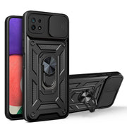 Defender Slide vāciņš Samsung Galaxy A22 5G, melns