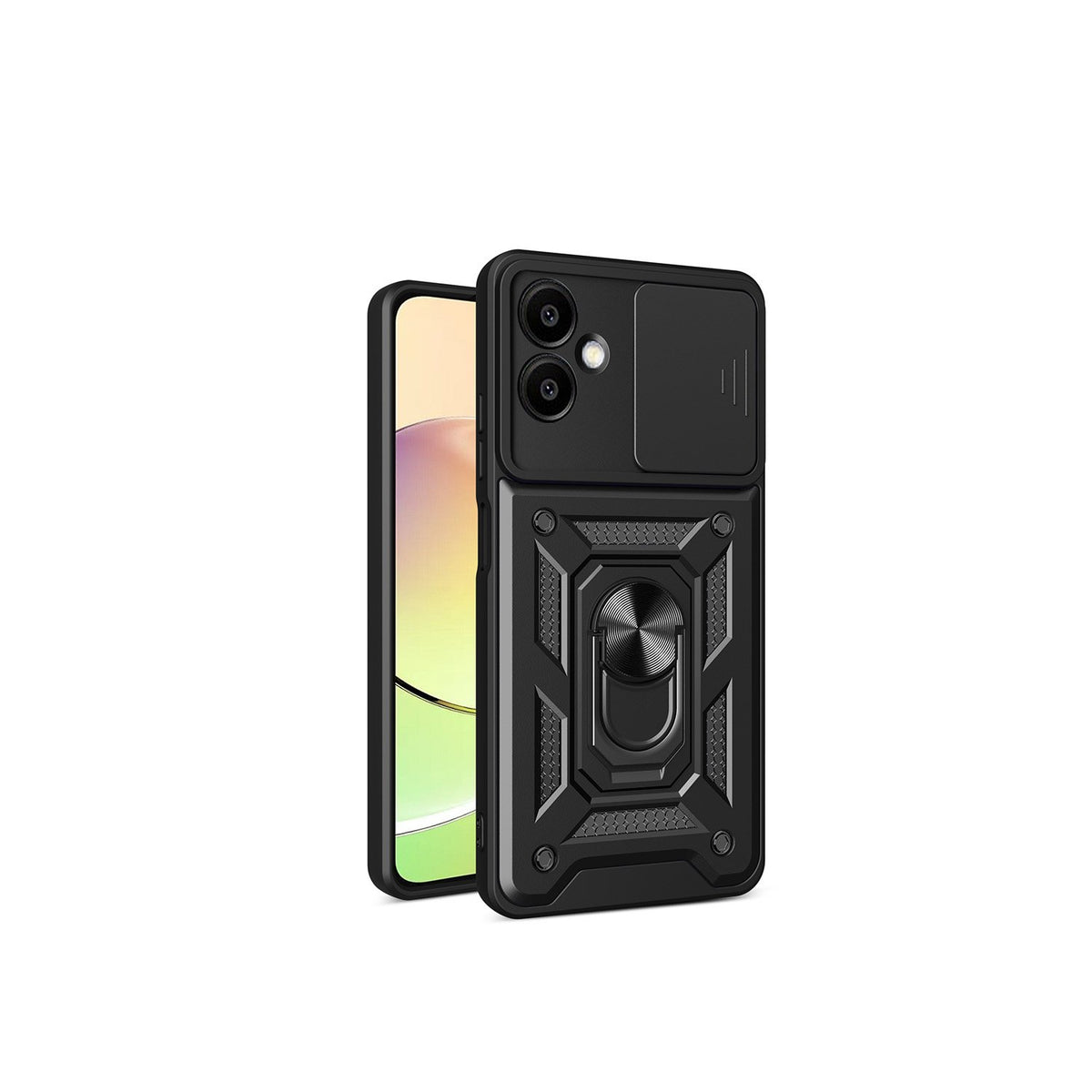 Defender Slide vāciņš Samsung Galaxy A06 5G, melns
