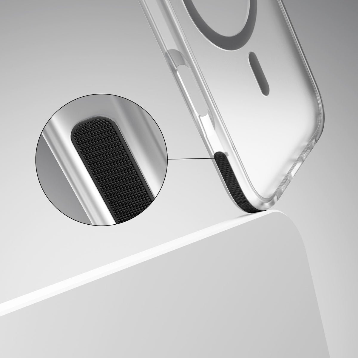 Etteri Icy MagSafe vāciņš iPhone 17 Air, melns