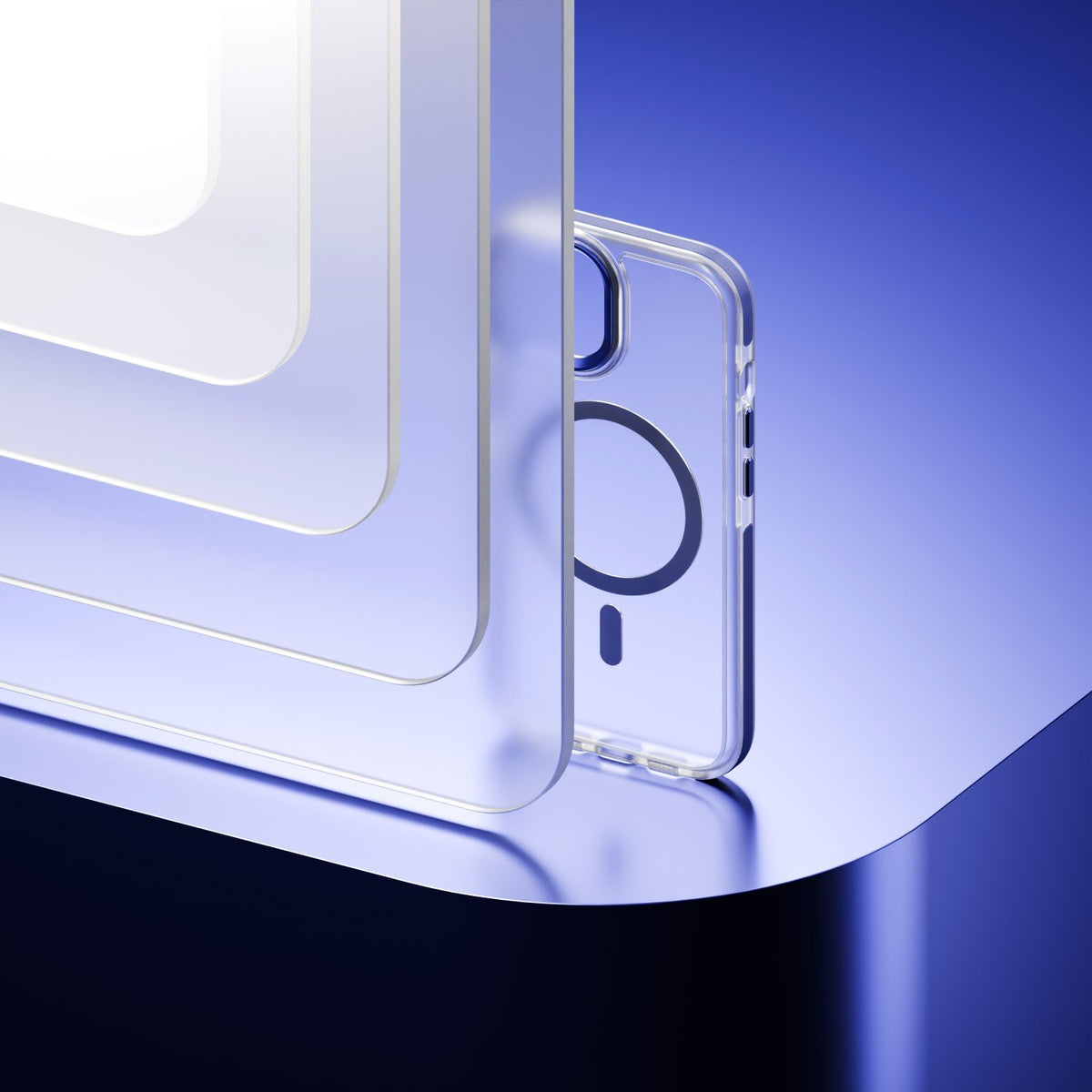 Etteri Icy MagSafe vāciņš iPhone 15 Pro 6,1", zils