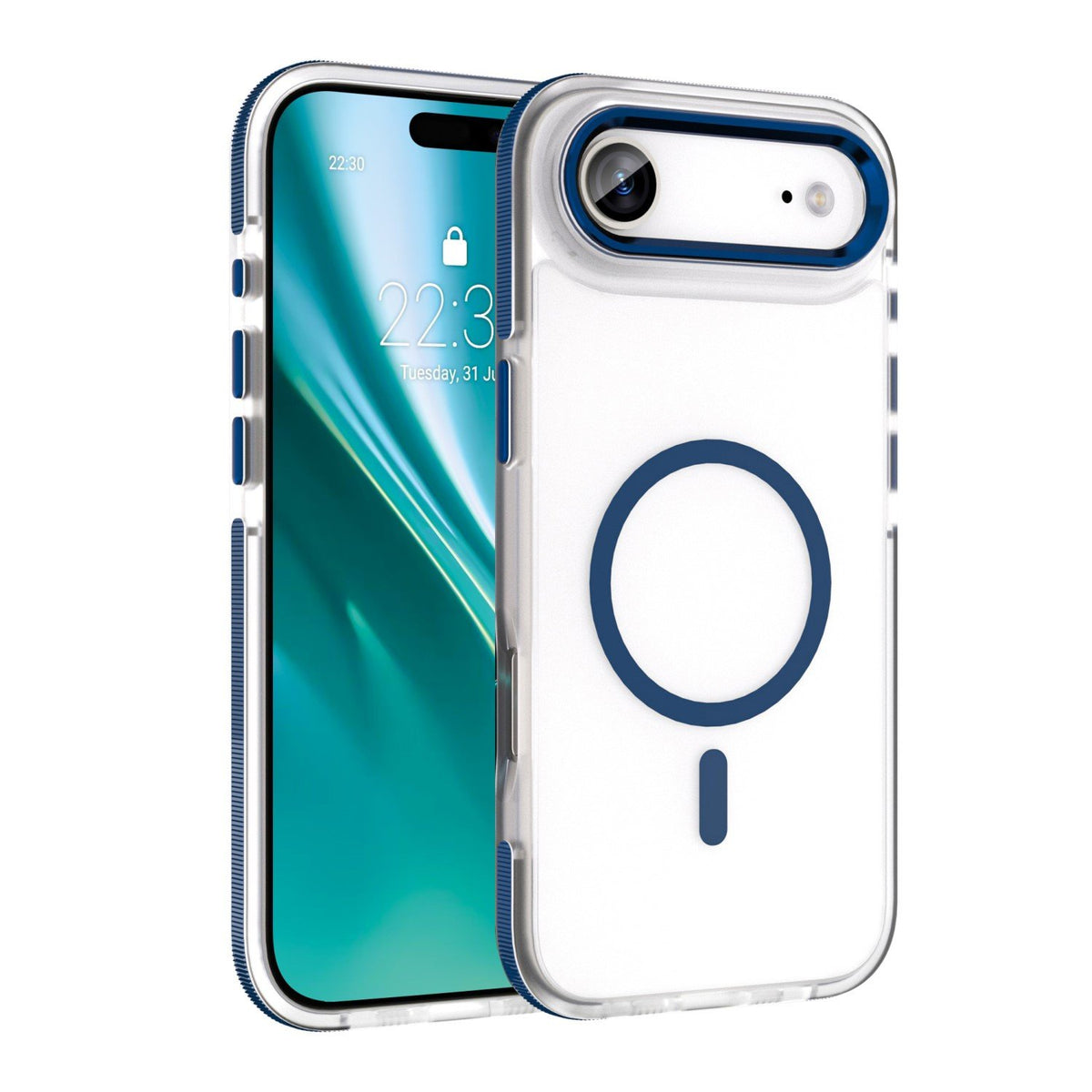 Etteri Icy MagSafe vāciņš iPhone 17 Air, zils