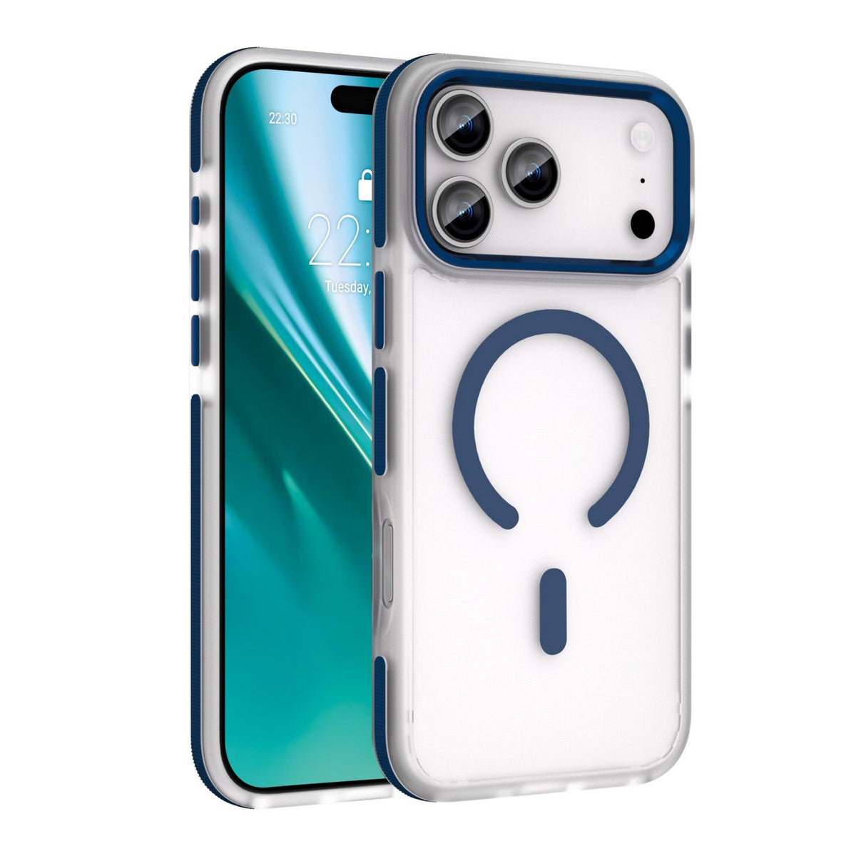 Etteri Icy Mag apvalks iPhone 17 Pro Max / 18 Pro Max, zils