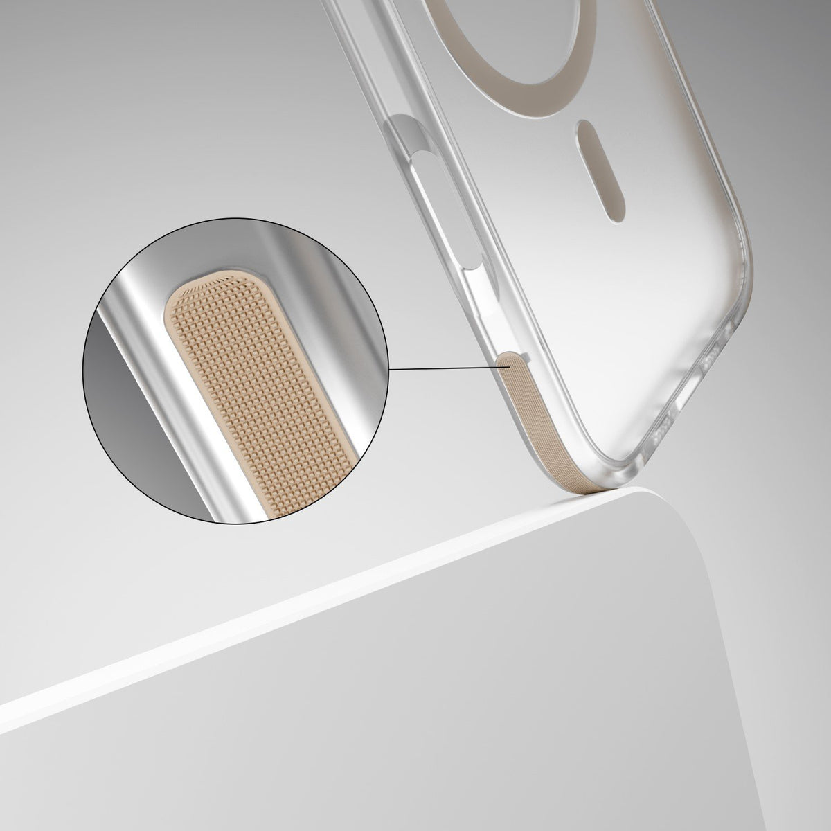 Etteri Icy MagSafe vāciņš iPhone 17 Air, zeltains