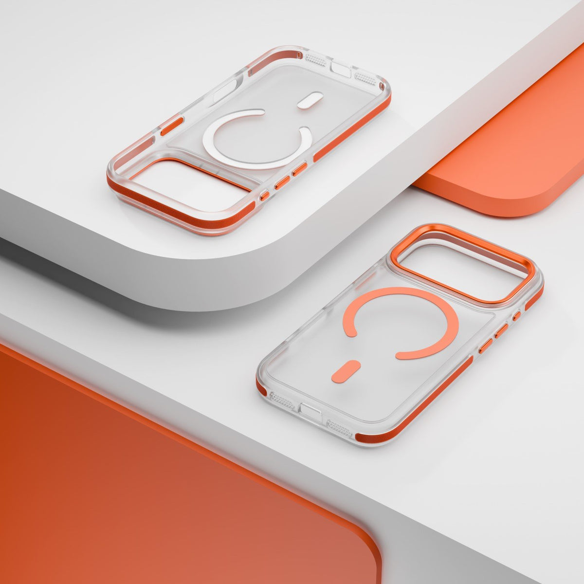 Etteri Icy MagSafe vāciņš iPhone 15 6,1", oranžs