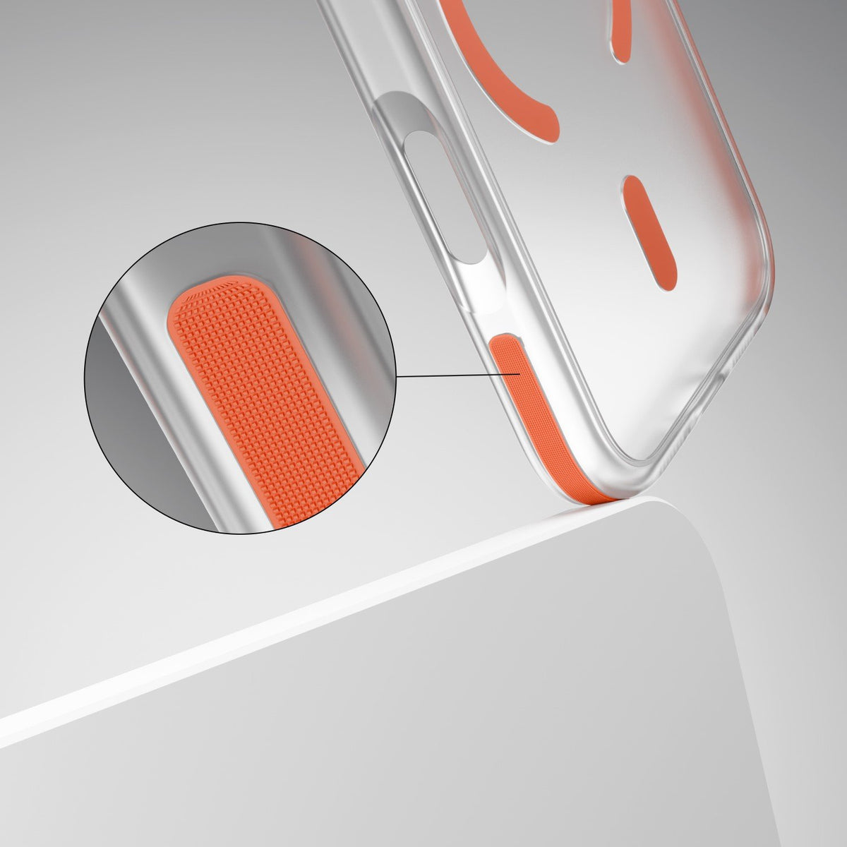 Etteri Icy MagSafe vāciņš iPhone 16 6,1", oranžs