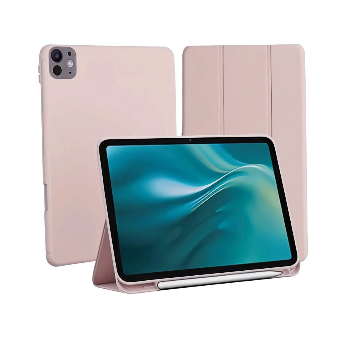 Etteri maciņš priekš Apple iPad Pro 2024 11' gaiši rozā
