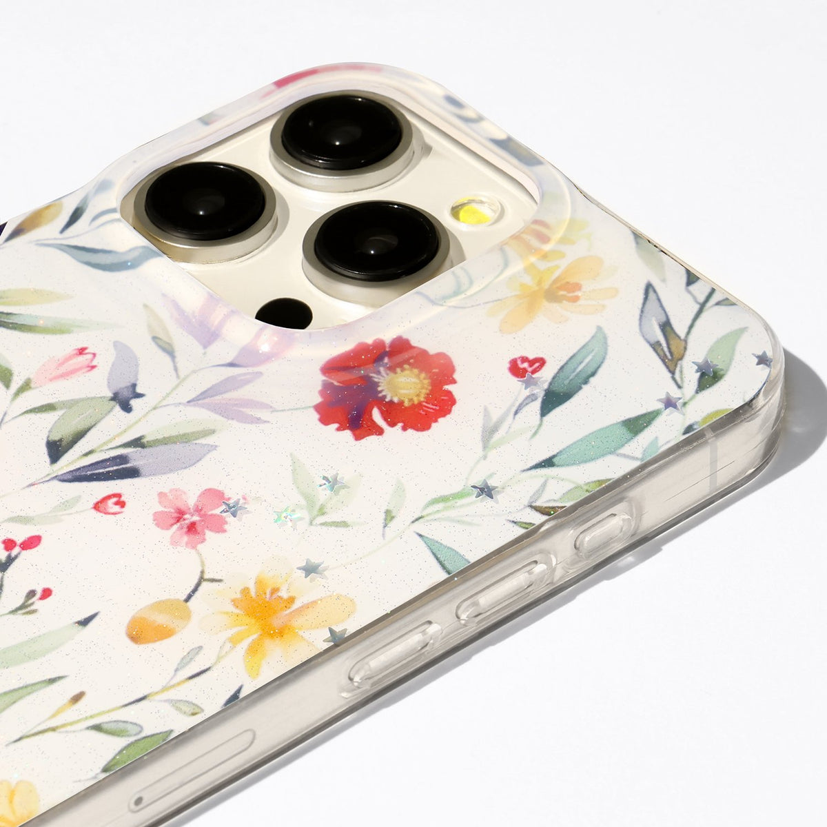 Glow Glam vāciņš iPhone 16 6,1", balts