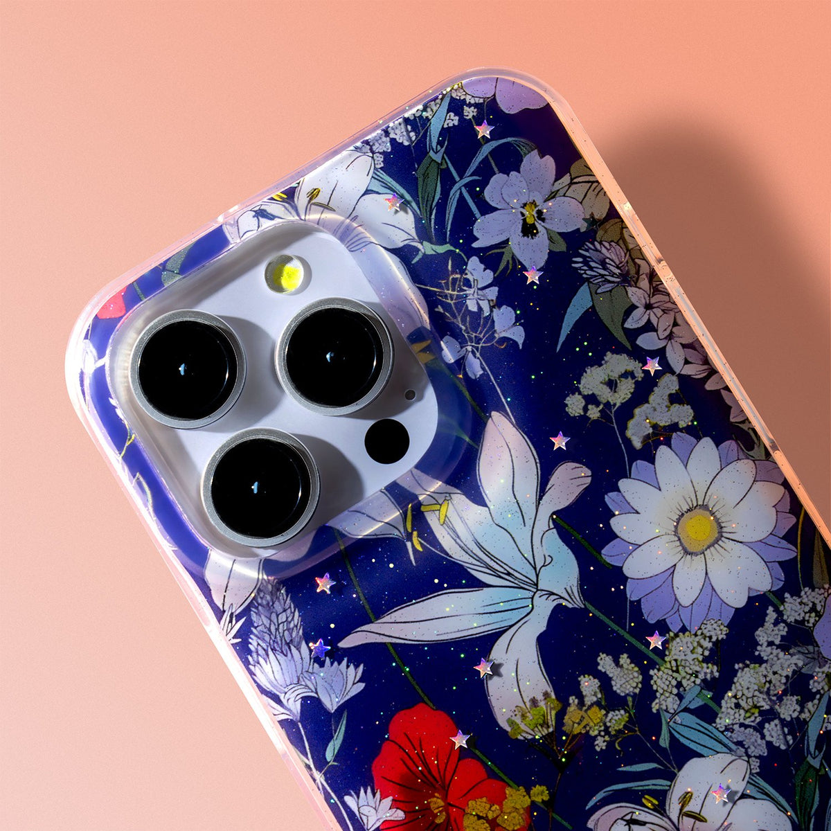 Glow Glam vāciņš iPhone 17 6,3", zils