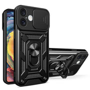 Defender Slide vāciņš iPhone 16 6,1", melns