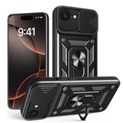 Defender Slide vāciņš iPhone 16e / 17e, melns