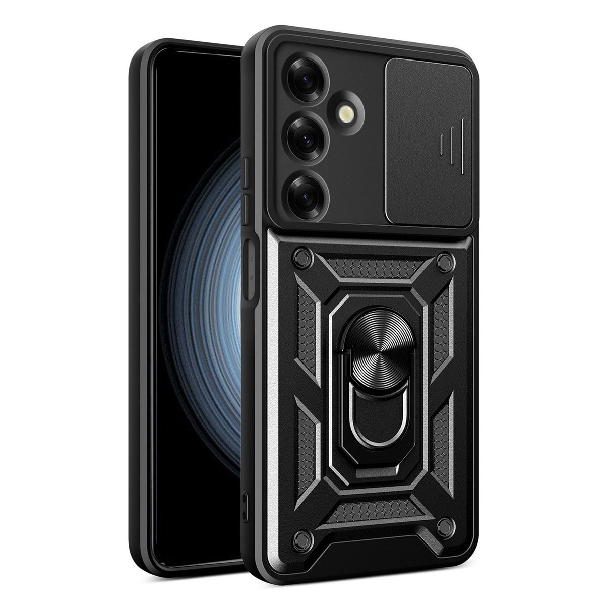 Defender Slide vāciņš Samsung Galaxy A37 5G, melns