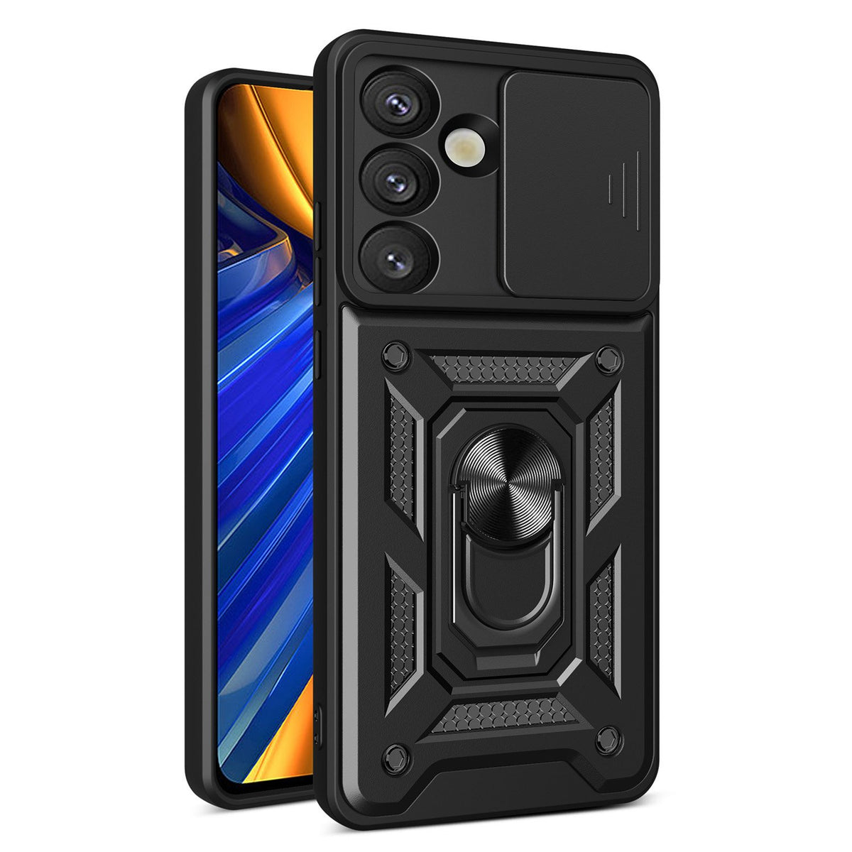Defender Slide vāciņš Samsung Galaxy S25, melns