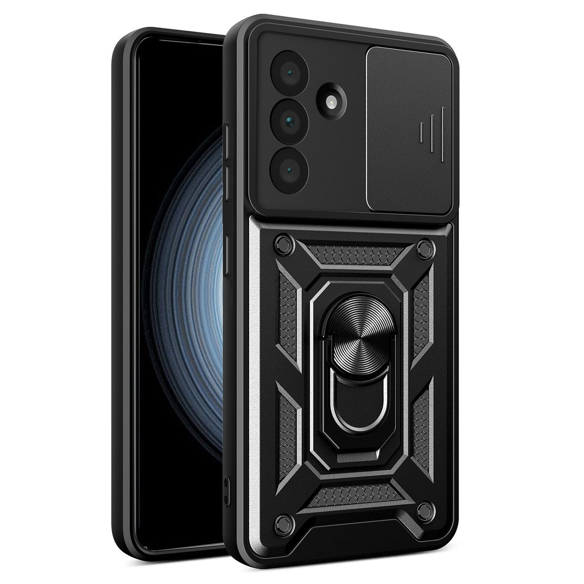 Defender Slide vāciņš Samsung Galaxy A36 5G, melns