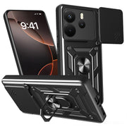 Defender Slide maciņš Xiaomi Redmi Note 14 4G (Global) melns (164,84 x 78,15 x 8,16 mm)