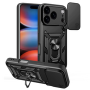 Defender Slide vāciņš iPhone 17 Pro 6,3", melns