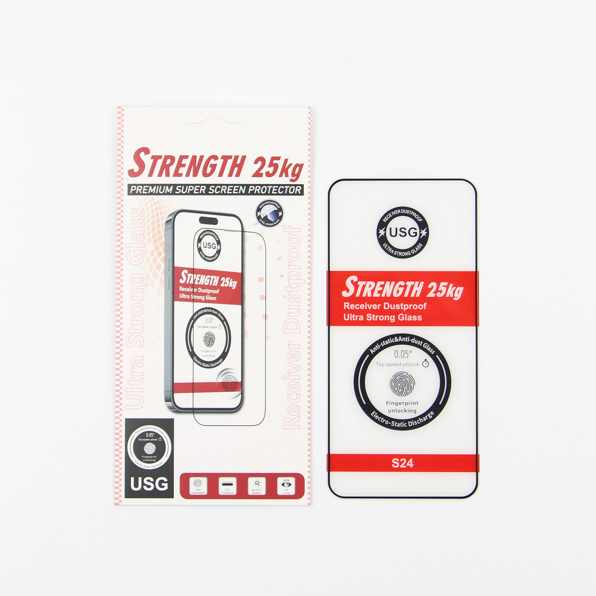 Rūdīts stikls „Ultra Strong 45KG” viedtālrunim „Xiaomi Redmi Note 15 Pro 5G”