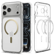 Spigen Ultra Hybrid MagSafe vāciņš iPhone 17 Pro Max caurspīdīgs / zeltains