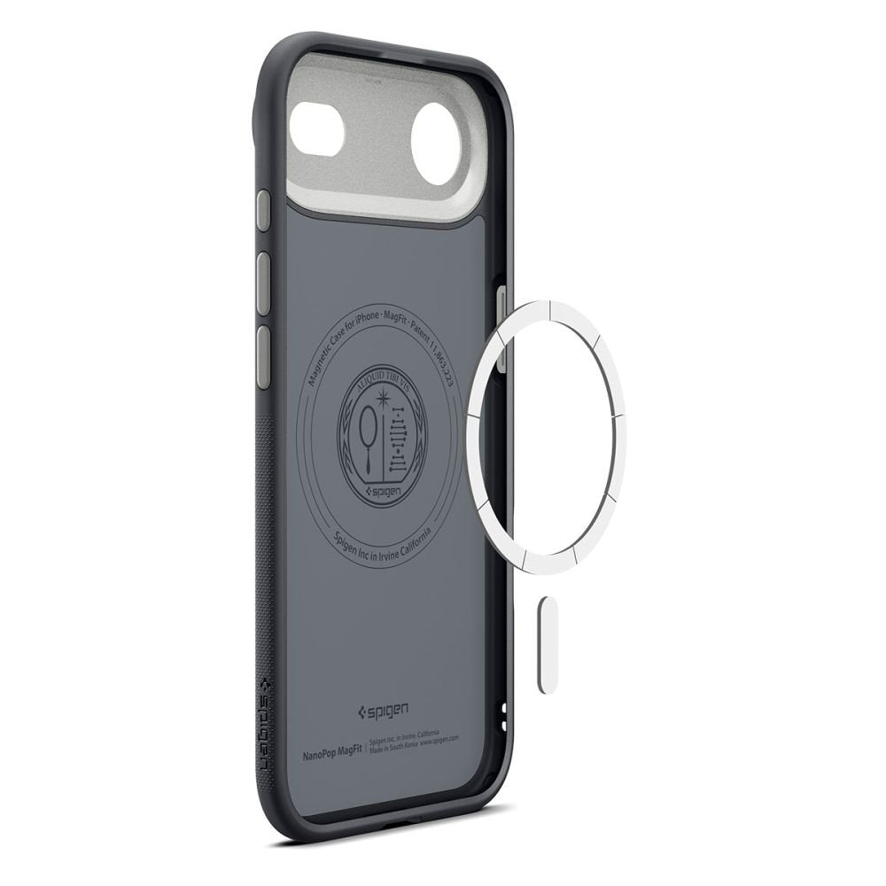 Spigen Nano Pop MagSafe vāciņš iPhone 17 Air, melns, sezama krāsas