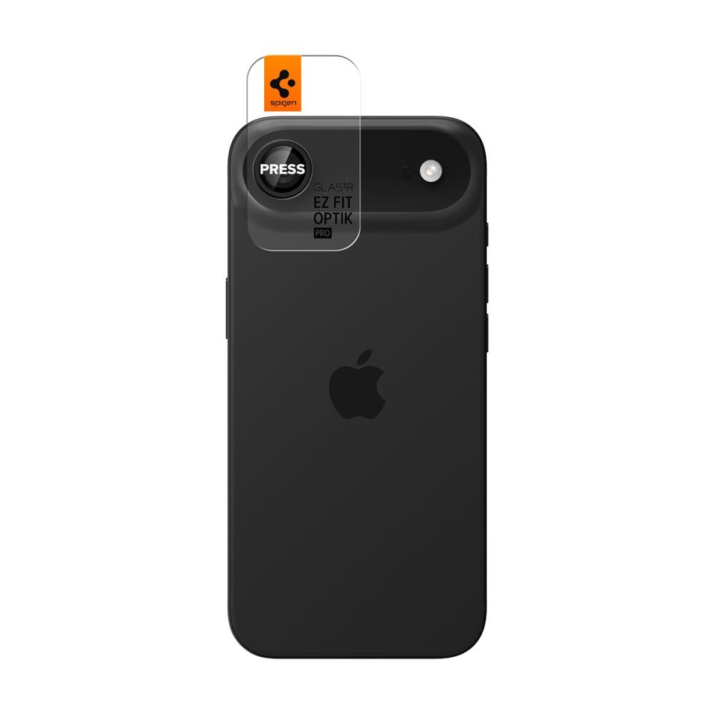 Spigen Optik Pro Glas.Tr “Ez Fit” kameras aizsargi, 2 iepakojumā, iPhone 17 Air, melni