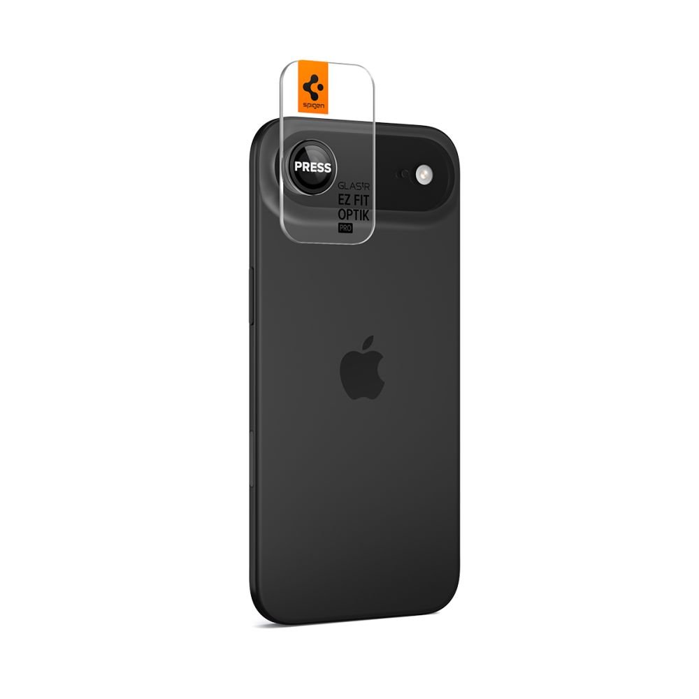 Spigen Optik Pro Glas.Tr “Ez Fit” kameras aizsargi, 2 iepakojumā, iPhone 17 Air, melni