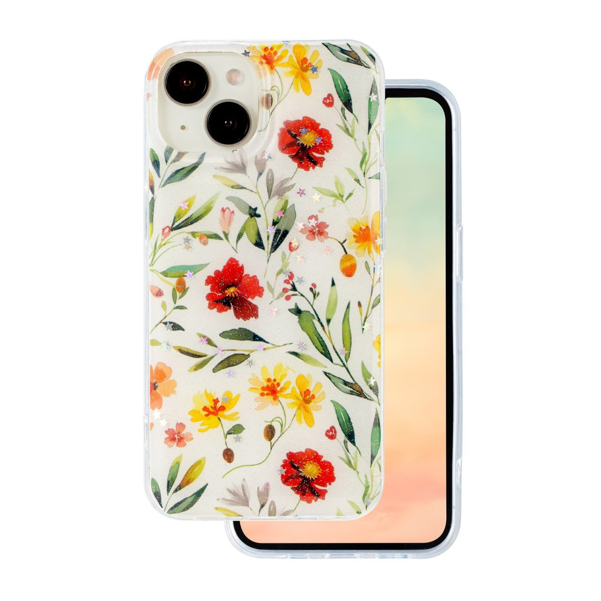 Glow Glam vāciņš iPhone 11, balts