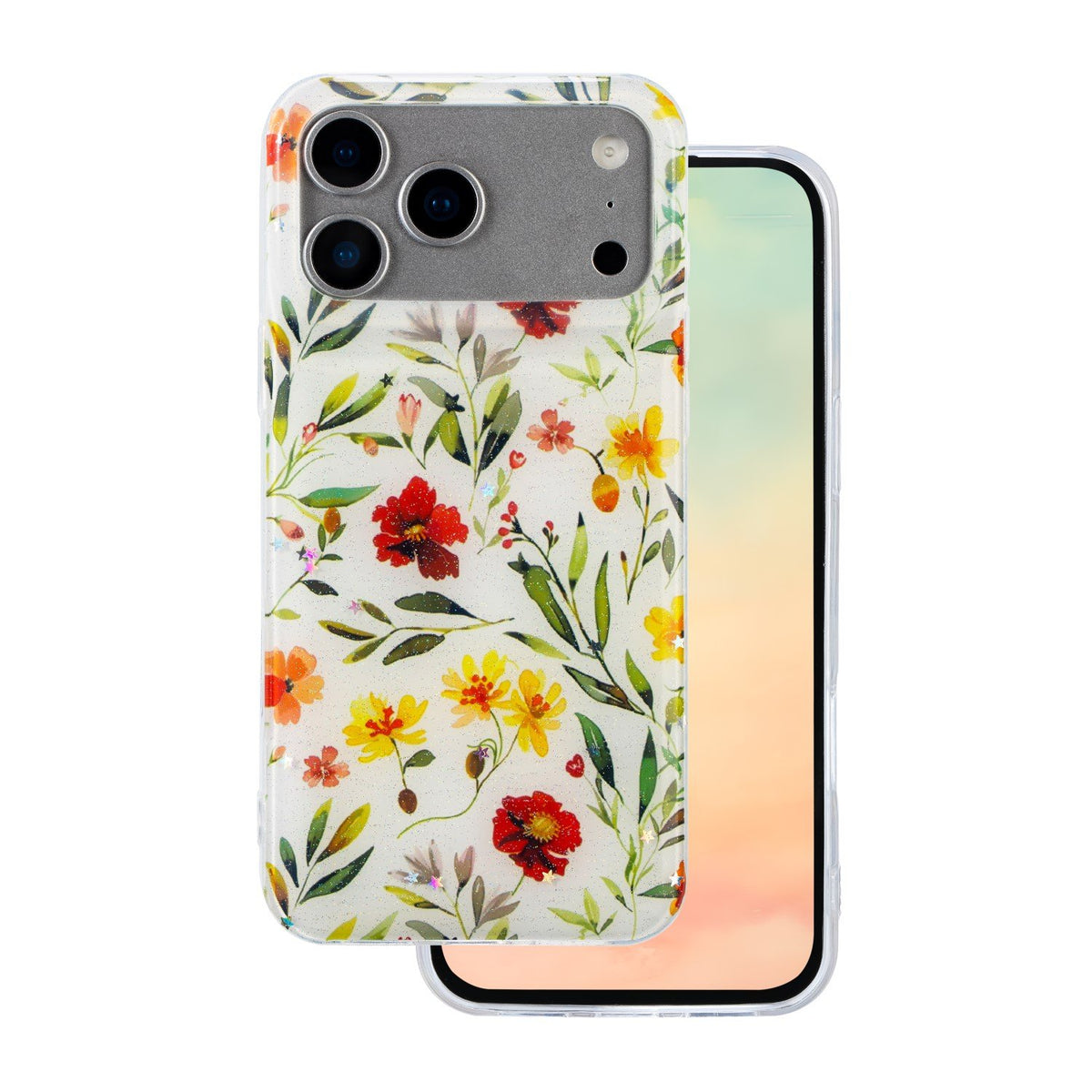 Glow Glam vāciņš iPhone 17 Pro Max 6,9", balts