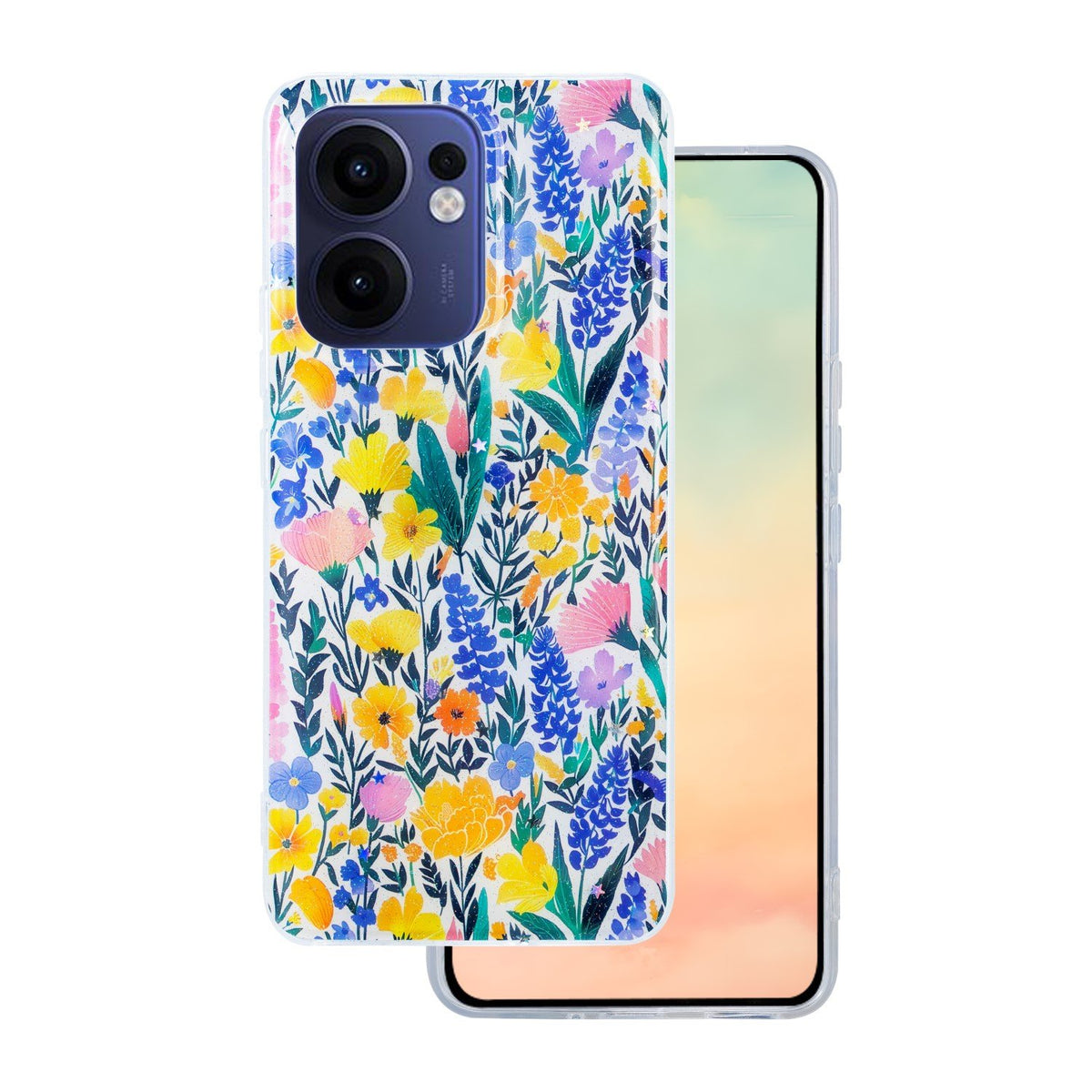 Oppo Reno 13F 5G (globāls) / 13FS 5G rustikāls, spīdīgs un glancēts maciņš