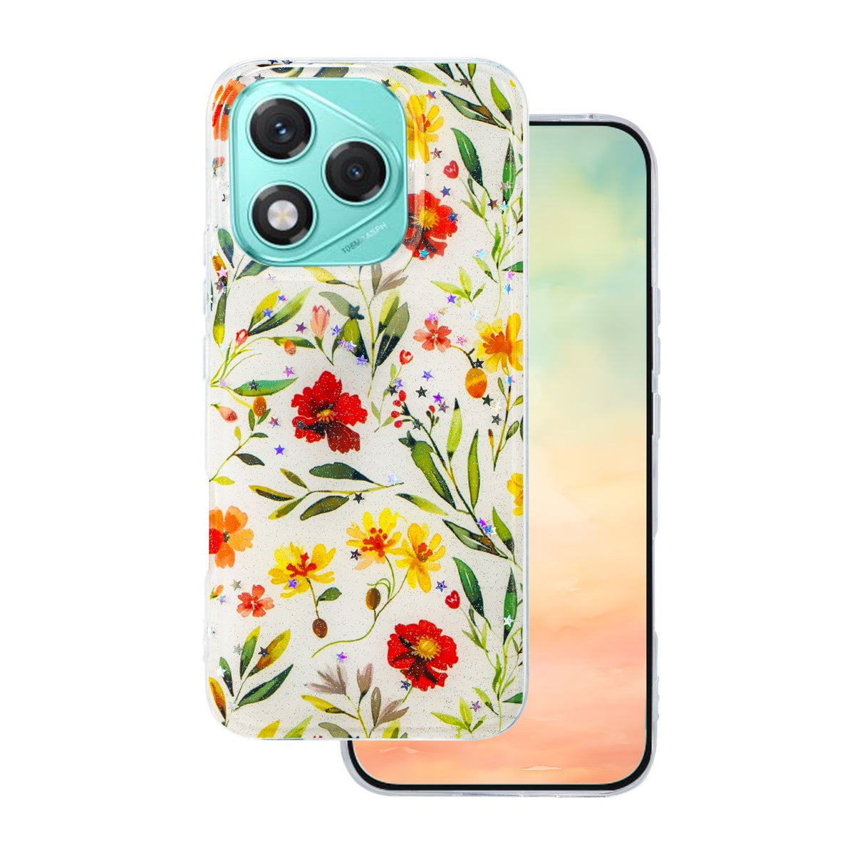 Glow Glam vāciņš Honor 400 lite, balts