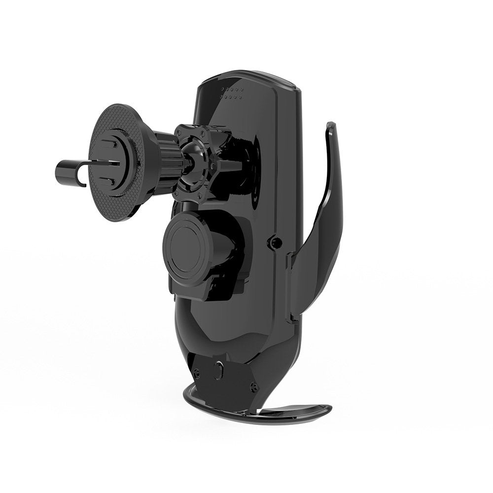 Maxlife auto turētājs ventilācijas restē ar bezvadu 15W lādēšanu MXCH-08, melns