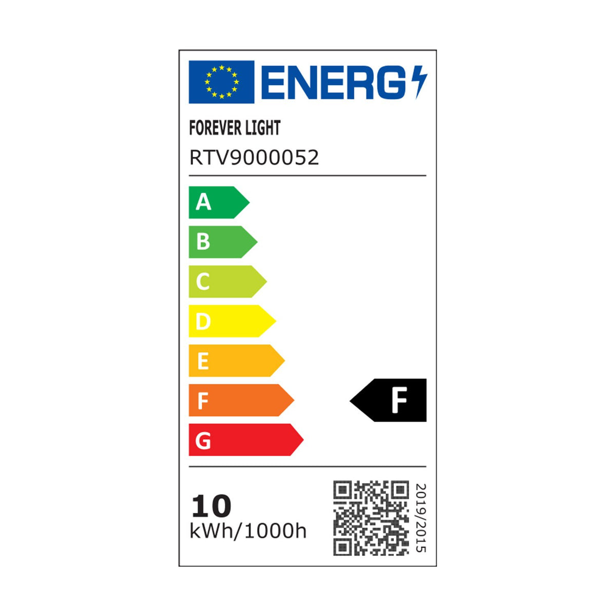 Forever Light spuldze LED GU10 9.5W 920lm 6000K energoklase F
